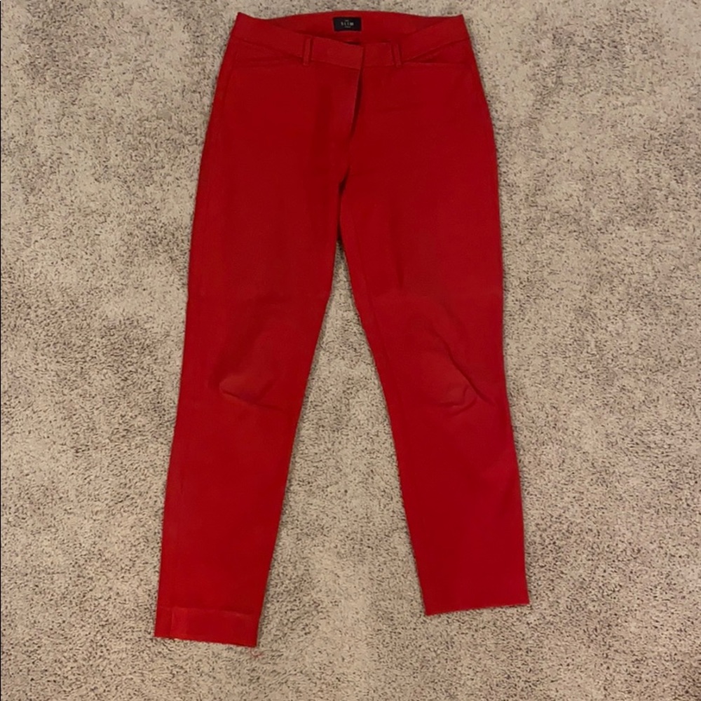 Size 4 Red pants from White House Black Market